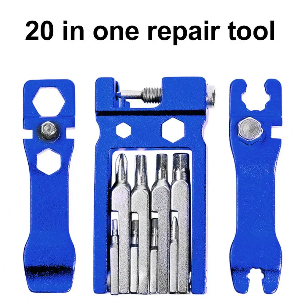 

Bicycle Repair Tools Kit 20 In 1 Cycling Screwdrivers Tool Tyre Lever Allen Wrench MTB Mountain Bike Multitool Cycling tools