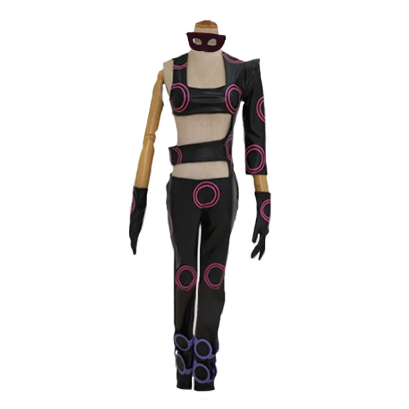 Аниме JOJO для невероятное приключение Косплэй костюм Melone мультяшный костюм для женщин Для мужчин костюм на заказ - Цвет: Costume