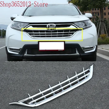

Car accessories ABS Chrome Exterior Front Radiator Grille Decorative cover 1pcs For Honda CR-V CRV 2017-2020