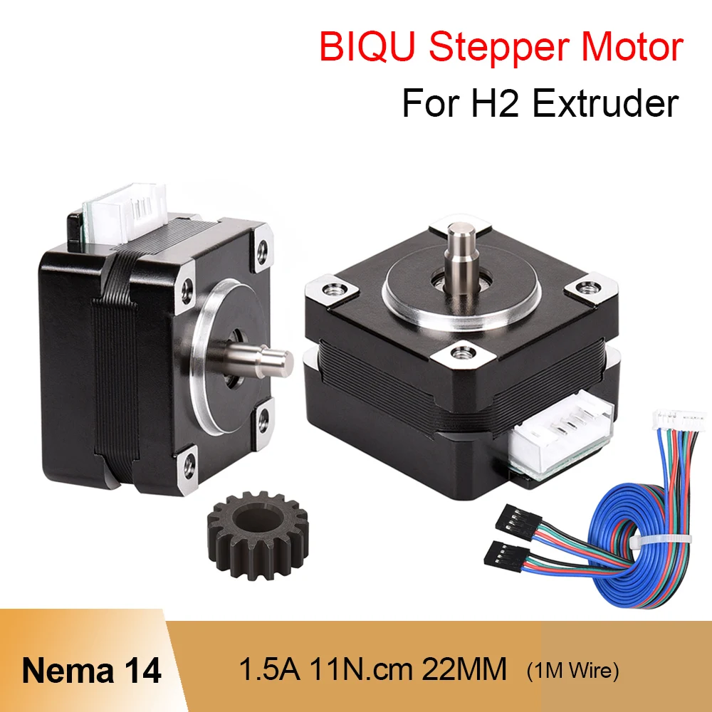 Двигатель BIQU H2 для экструдера Nema 14 шаговый двигатель Nema14 35 22 мм 1 5 А детали