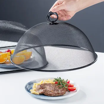 

2 Pcs Food Vegetable Cover Meal Table Household Contracted Europe Type Kitchen Dust Proof Cover Food Cover Net Kitchen