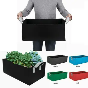 

Large Fabric Raised Garden Bed Square Garden Flower Grow Bag Vegetable Planting Bag Planter Pot with Handles for Plants Flower