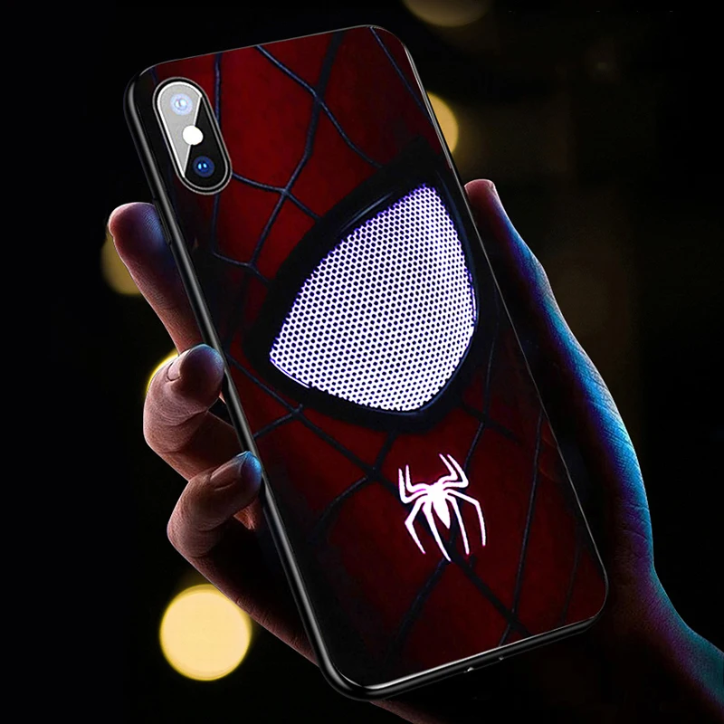 Индукционный легкий Чехол для телефона IPhone XS MAX XR X XS 7 8Plus 7 8 6 6splus 6 6S супер крутой чехол для телефона s Анти-осенний защитный чехол