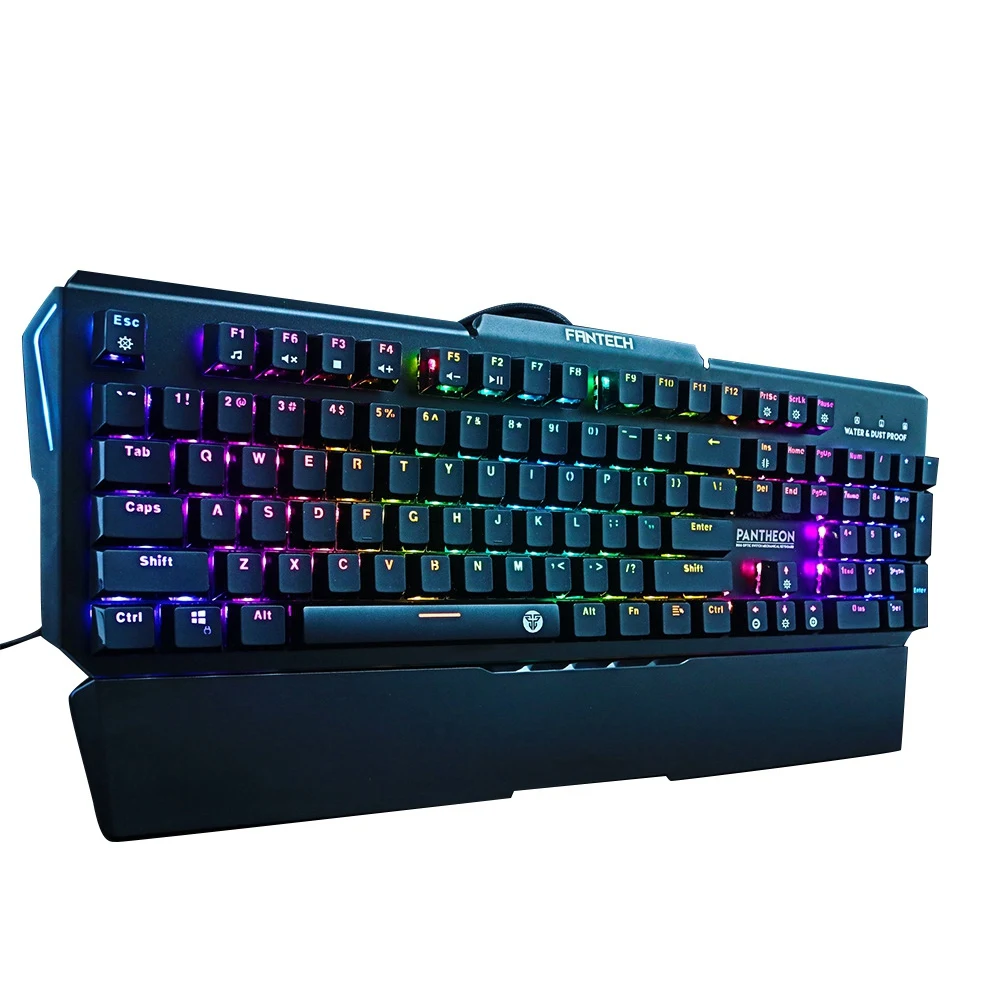 FANTECH MK882 механическая клавиатура RGB игра полный ключ без смыва клавиатура полный водонепроницаемый для настольного компьютера ноутбука