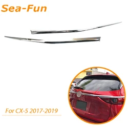 Protecteur de couvercle de coffre arrière, moulage de garniture de porte arrière, bande de garniture, pour Mazda Cx 5 Cx5 2e génération KF 2017 2018 2019 