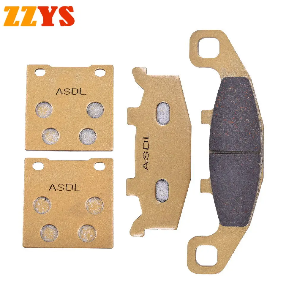 Motorcycle Front &amp Rear Brake Pads For Kawasaki KLE 250 KLE250 1995-2001 ZZR ZZR250 90-03 ZR ZR250 500 KLE500 05-07 | Автомобили и