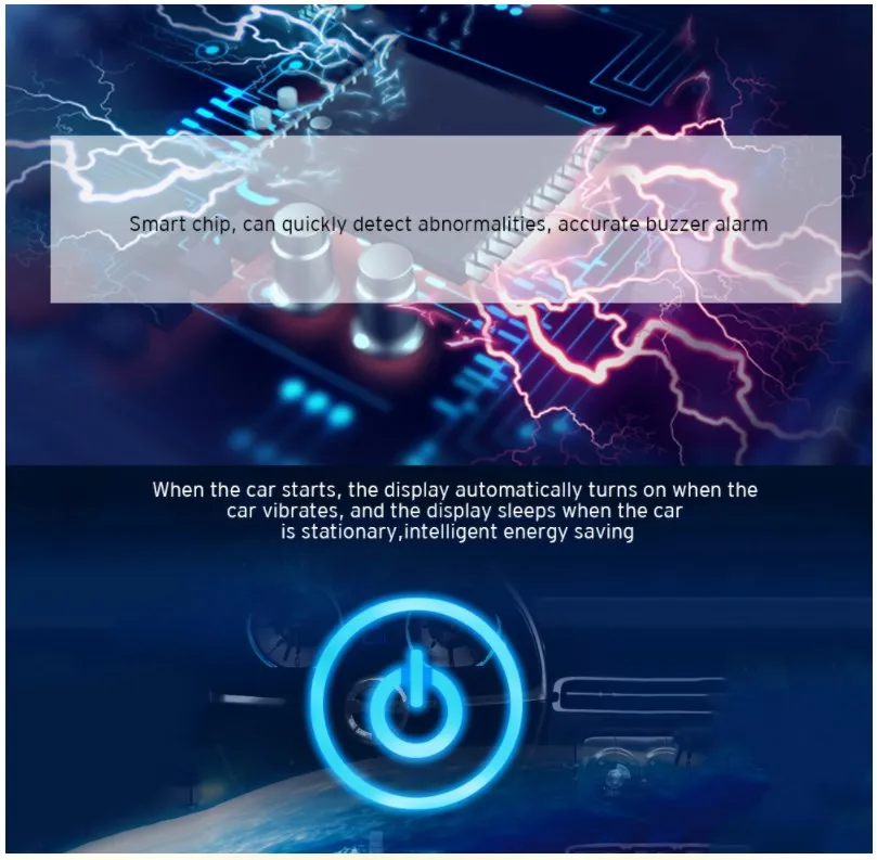 Zeepin TPMS Солнечная энергия USB зарядка автомобильная система контроля давления в