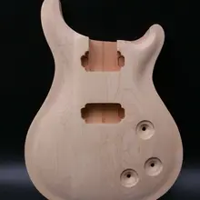 Незавершенная гитара Корпус из красного дерева клен DIY