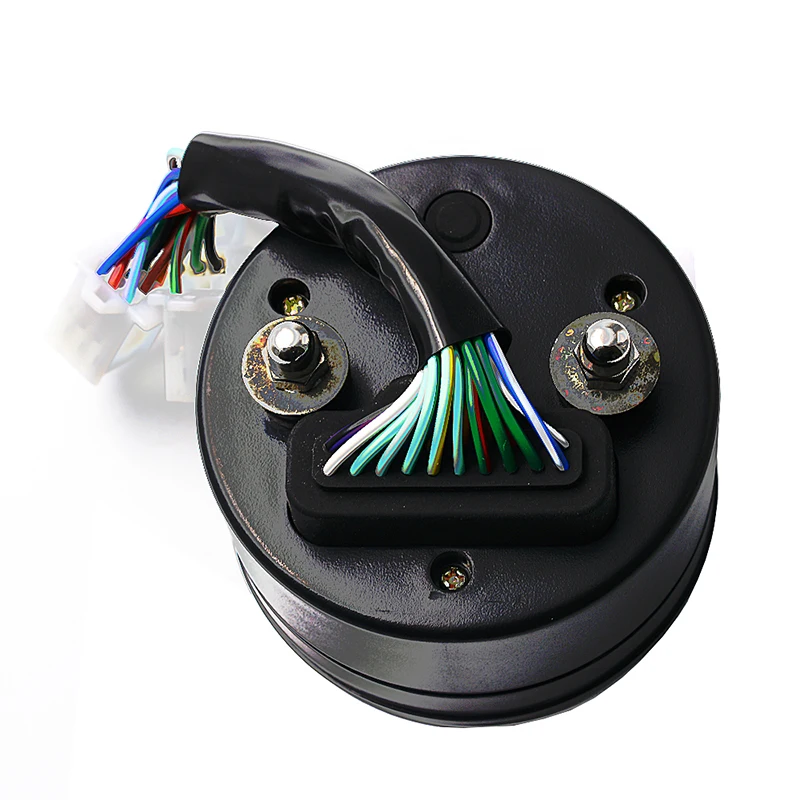 Kopen WUPP Motorfiets panel Snelheidsmeter nachtzicht wijzerplaat Kilometerstand LED multifunctionele digitale indicator Toerenteller Fuel meter