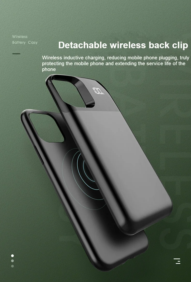 Чехол для зарядного устройства iPhone 11 11Pro 11ProMAX чехол аккумулятора чехлы зарядки