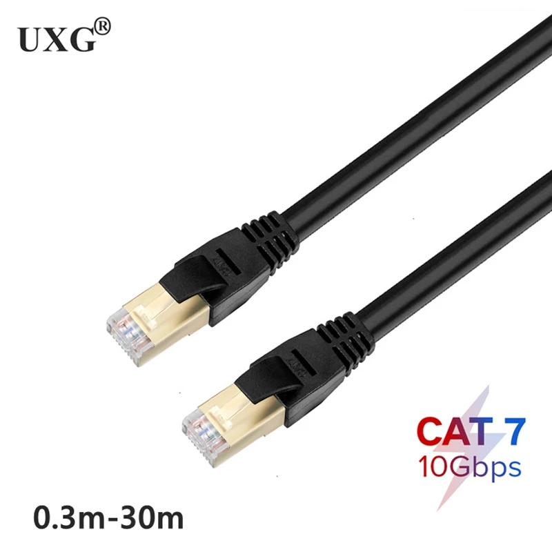Cat7 Ethernet кабель RJ45 SSTP соединительный 10 Гбит/с Lan для компьютера ноутбука
