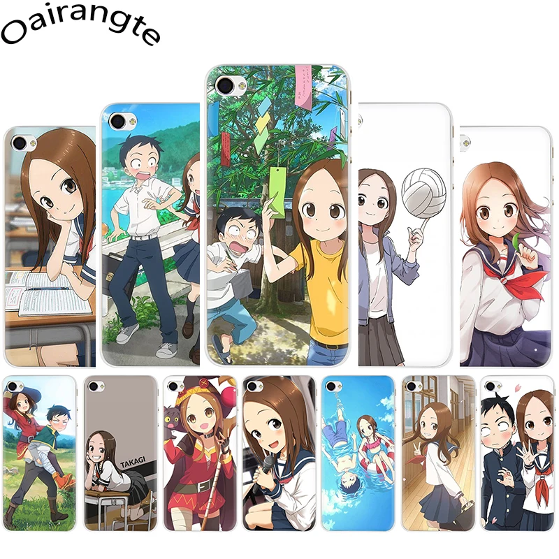 

karakai jouzo no takagi san Hard Phone Cover Case for Apple iPhone 5 5S SE 6 6S 7 8 Plus X XR XS 11 Pro MAX