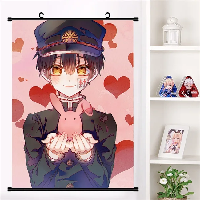 Короткая футболка с героями из японского аниме «Туалет-Hanako-кун Jibaku Shounen аниме настенные настенный плакат отаку коллекция домашнего декора - Цвет: M