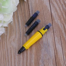 Прямая поставка и 10 шт. чернильный картридж для авторучки синие слова автоматический исчезающий сохраняет бумагу Nov.8