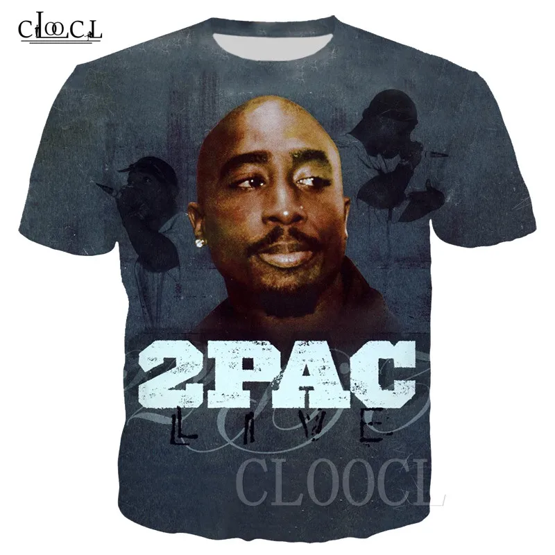 Футболка 2Pac для мужчин и женщин Модный свитшот с принтом D топы коротким рукавом в