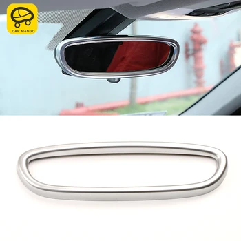 

CarManGo Car Accessories Inner Rearview Mirror Circle Frame Cover Sticker Interior Decoration Molding for BMW X1 F48 2016-2020