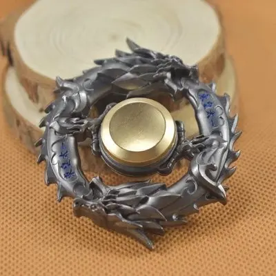 

Dragon Metal Fidget Spinner Zinc Alloy Gyro Rotary EDC Hand Spinner For Autism And ADHD Focus Stress Fingertip