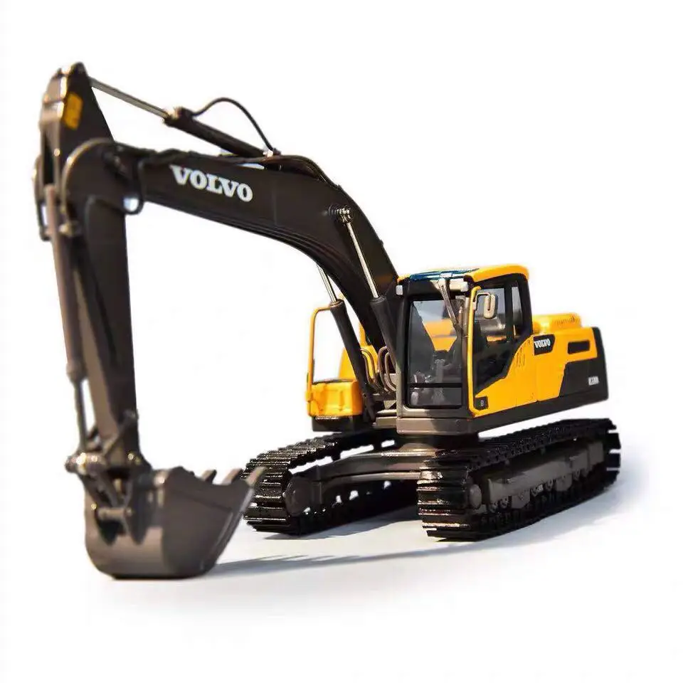

1:50 VOLVO EC220 Alloy Excavator Excavation Engineering Machinery Vehicle Model Excavator Toys