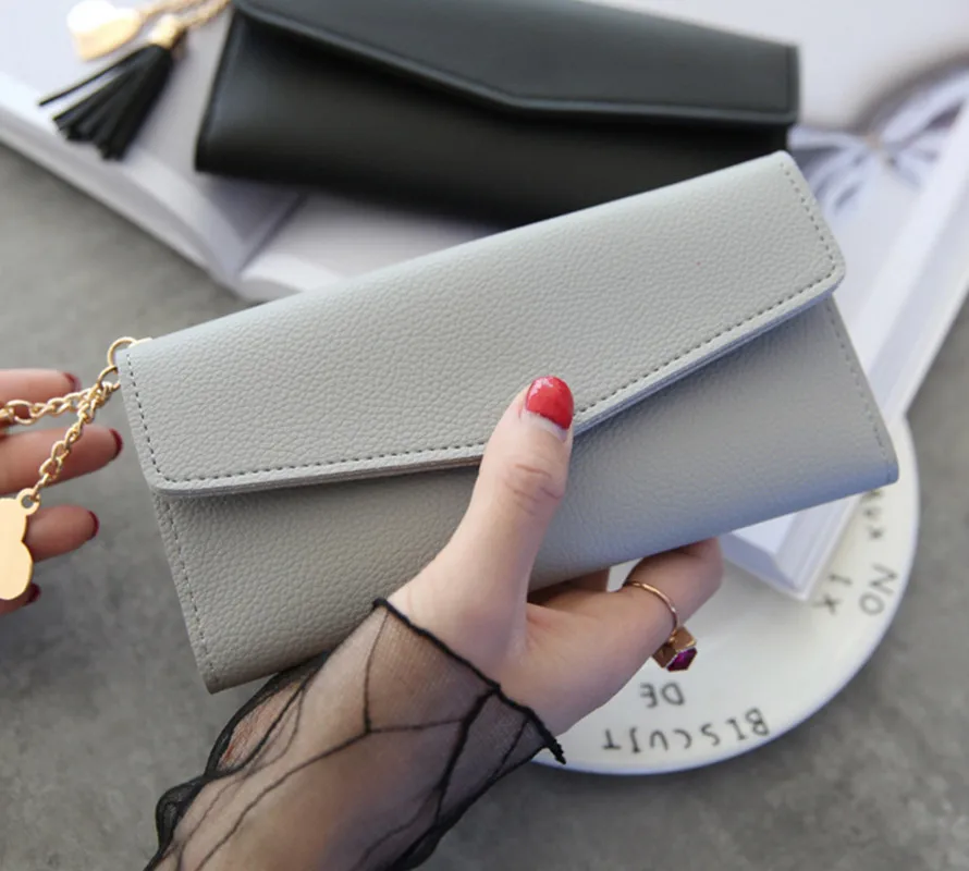 Women Wallets Phone Clutch Bag Purses Long Wallets For Girl Ladies Money Coin Pocket Card Holder Tassel  Wallets 2020 New
