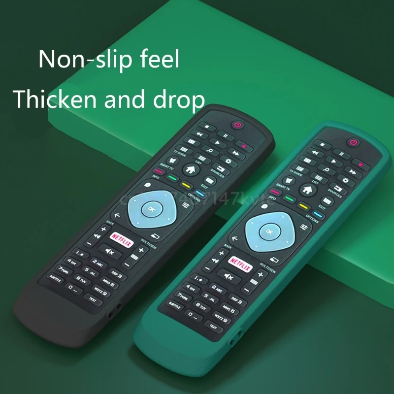 Dustproof Soft Silicone Case Remote Control Protective Cover for SMART TV NETFLIX TV Remote Control