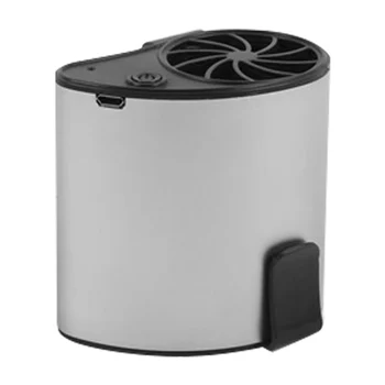 

Mini 3 Speed Mobile Air Conditioning Small Fan Outdoor Wearable Portable USB Rechargeable Waist Clip Conditioner