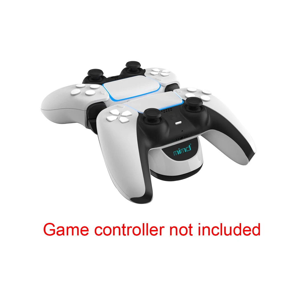 

10 pcs Fast Charger Dual USB for PS5 wireless Controller Type C Cradle Charging Station with Indicator Light for PS5