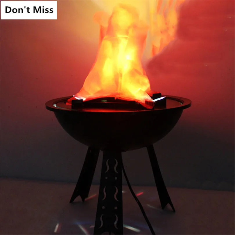 

Halloween Decoration Simulation Fake Flame Fire Basin Halloween Decorative Home Horror Accessories Electric Festival Party Props