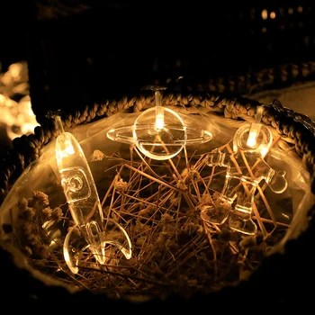 

LED Garland String Light Astronaut Night Lights Bedroom Bedside Home Decor Christmas Decoration Outdoor Gardern Party гиѬлянда