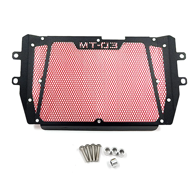 Red Для Yamaha MT-25 MT-03 MT03 MT 03 FZ 03 FZ-03 голая велосипедная мотоциклетная решетка радиатора Защитная крышка черная - Цвет: Red