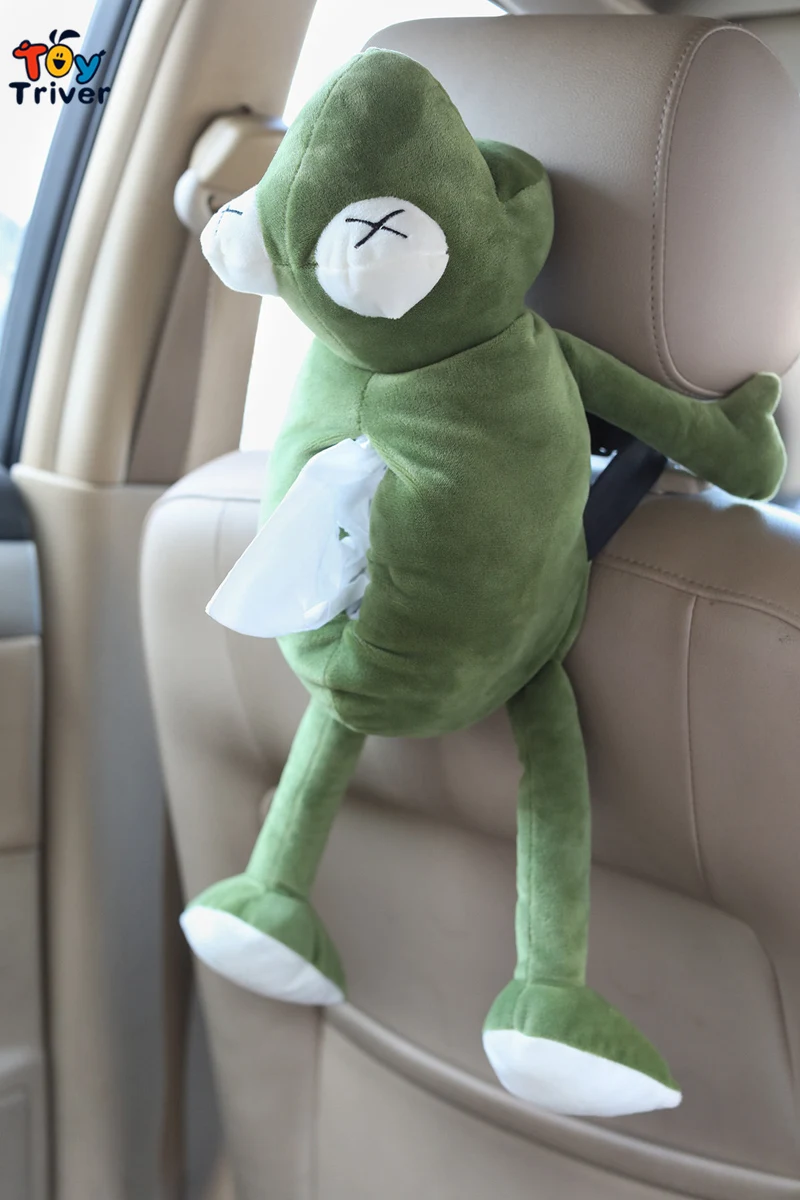 Funny Kawaii Frog Plush Toy Triver Tissue Box Cover Case Napkin Paper Holder Car Home Kitchen 1 Funny Kawaii Frog Plush Toy Triver Tissue Box Cover Case Napkin Paper Holder Car Home Kitchen 5