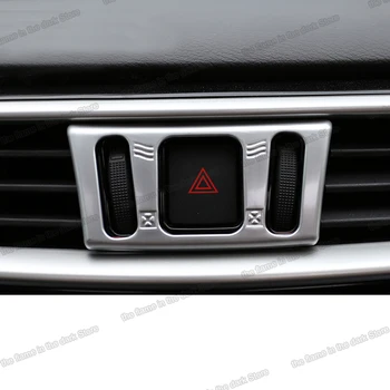 

Lsrtw2017 Abs Stainless Steel Car Air Conditioning Control Trims for Nissan Qashqai J11 2015 2016 2017 2018 2019 2020