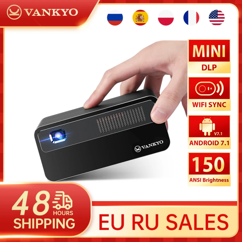 Мини-проектор VANKYO GO300 DLP Android 7 1 Wi-Fi |