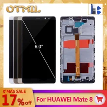 6," ЖК-дисплей для HUAWEI mate 8 рамка сенсорного ЖК-экрана дигитайзер Замена для HUAWEI mate 8 дисплей mate 8 дисплей NXT-L29