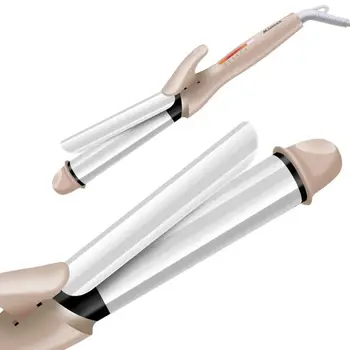 

Adjustable Temperature Hair Curling Wand Dry Wet Ceramic Hair Curler Waver Professional Salon Home Hairstyling Tool