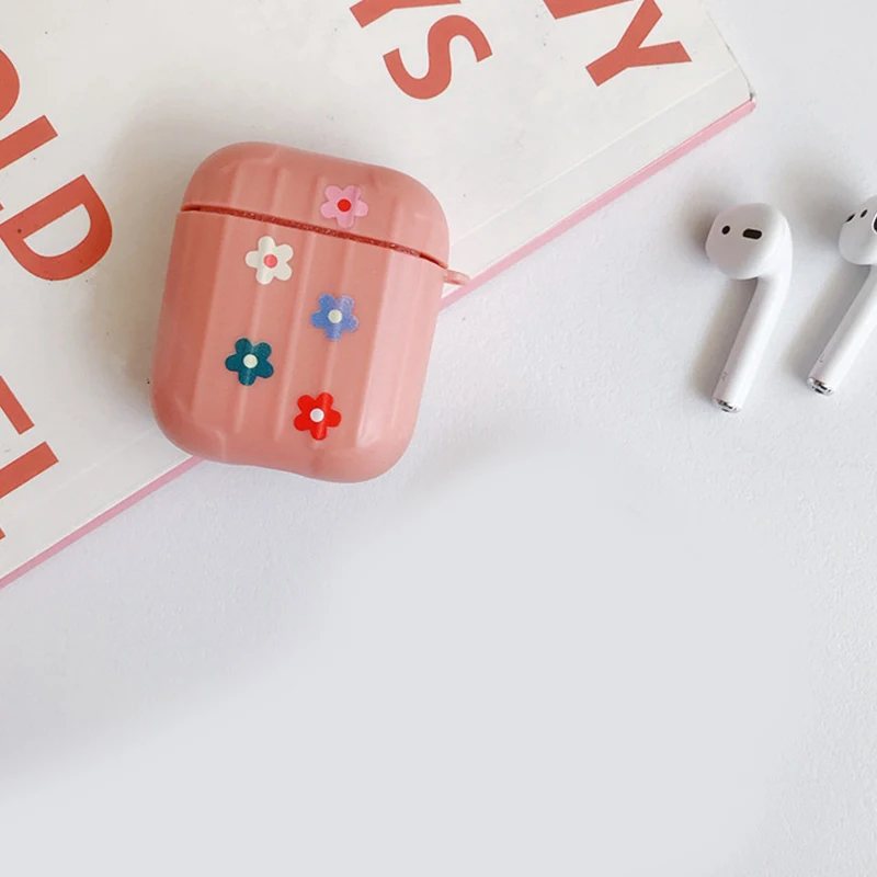 Силиконовый чехол funda для airpods 1/2, чехол с милым рисунком, Роскошный чехол для Apple air pods 2, беспроводной чехол для наушников
