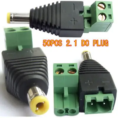 

DHL/EMS 250pcs 2.1mm DC Power plug Split Terminals Sockets CCTV-A8