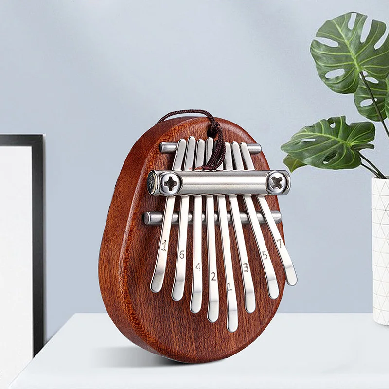 Pendant Good-Accessory Thumb-Piano Marimba Finger Musical 8-Key Gift Exquisite