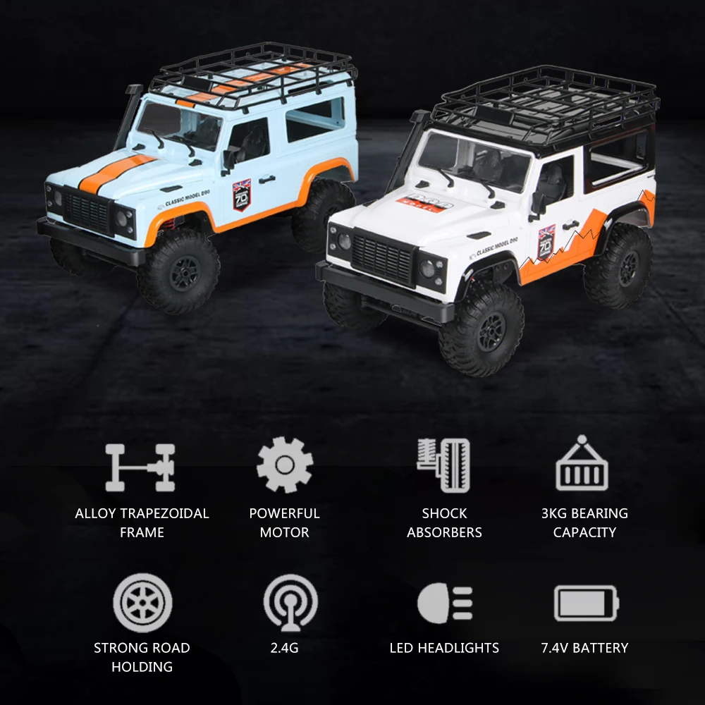 Высокая производительность MN-99 1/12 4WD RC автомобиль 2,4 Ghz внедорожный автомобиль RC Рок Гусеничный Кроссовый с фарой для взрослых и детей