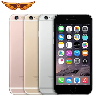Teléfono móvil iPhone 6S Dual Core, 4,7 pulgadas, 2GB de RAM, 16/64/128GB de ROM, cámara de 12.0MP, LTE, IOS, IPS, Touch ID, Original, usado, desbloqueado, 100%