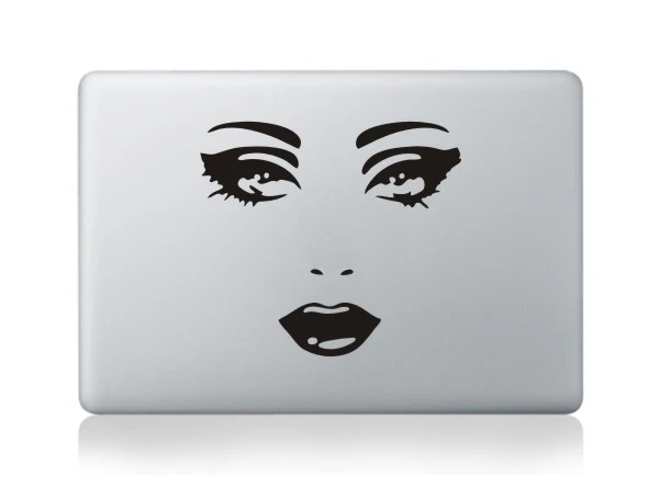 Забавные виниловые наклейки для Macbook Pro 13 retina 13 15,4 дюймов наклейки для ноутбука Для Macbook air 11 13 частичная кожа - Цвет: MB black-Part C(282)
