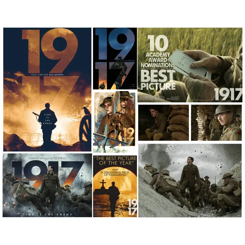 Новый постер кино 1917x74 см Военная пленка обои Современная Личность украшение | Рисование и каллиграфия -4000663242956
