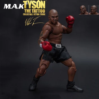 

Collection 1/12 Scale MIKE TYSON Tattoo Version with Three Heads Sculpts World Heavyweight Champion Figure Model for Fans