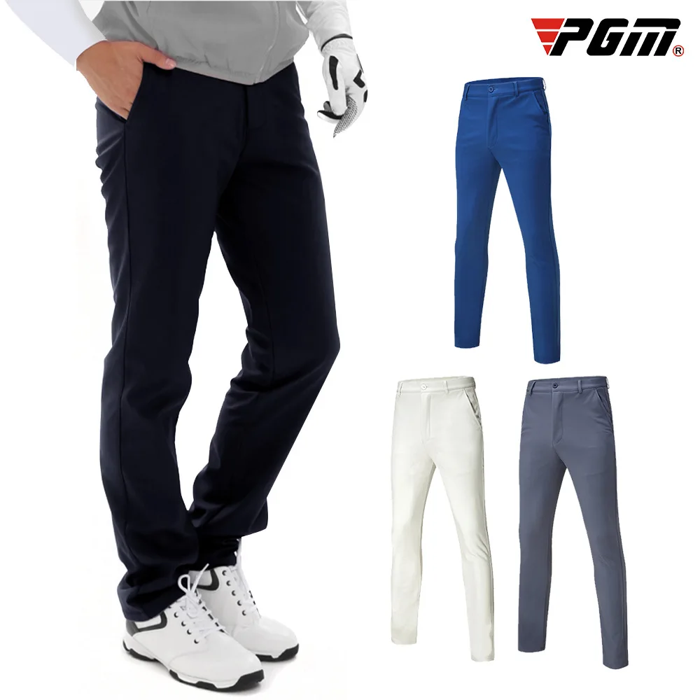 PGM Men Golf Trousers Autumn Winter Waterproof Warm Windproof