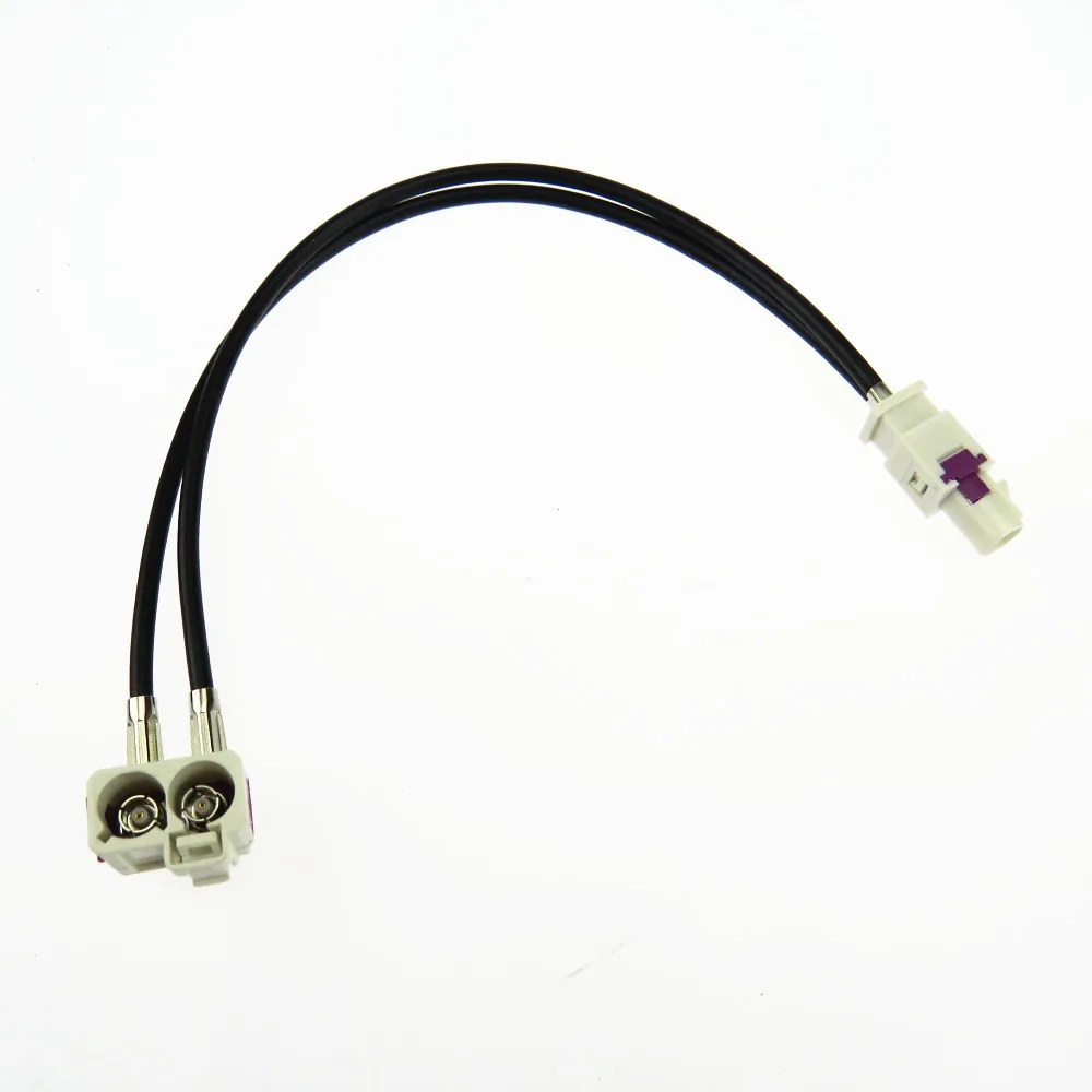 RNS310 RCD510 AM FM-радио антенна выделенная двойная головка 1 поворот 2 проводки хвост