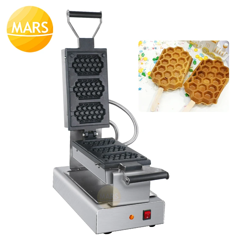 Commercial New Waffle Pops Stick Maker Shaped Waffle Making