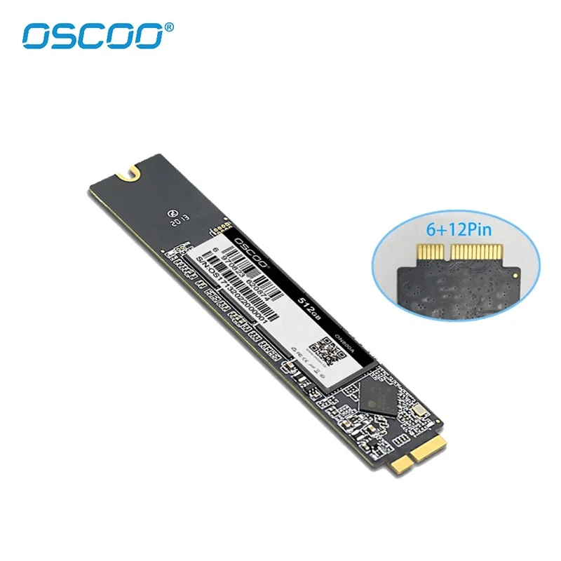 Твердотельный накопитель OSCOO A1369 A1370 высокоскоростной ТБ SATA SSD для MacBook Air 2010