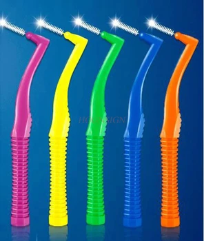 

10pcs/pack Interdental Tooth Gum Interdental Brush Orthodontic Brush Remove Residue Oral Care Toothpick