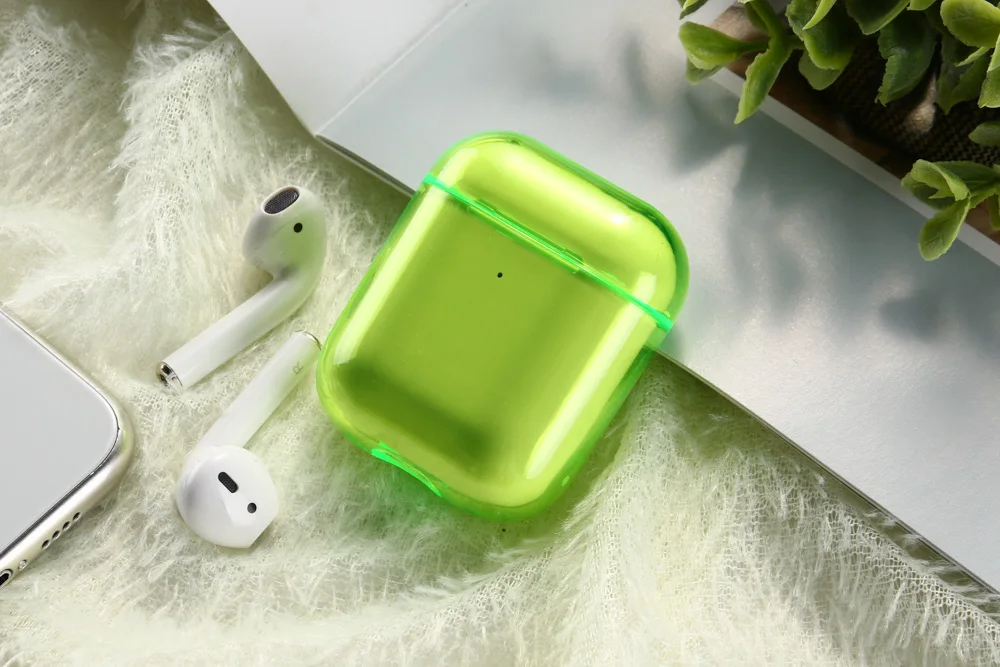 Чехол карамельного цвета для AirPods, чехол, Роскошный милый прозрачный жесткий чехол на AirPods Apple, чехол, протектор для Air Pod, чехол s, чехлы