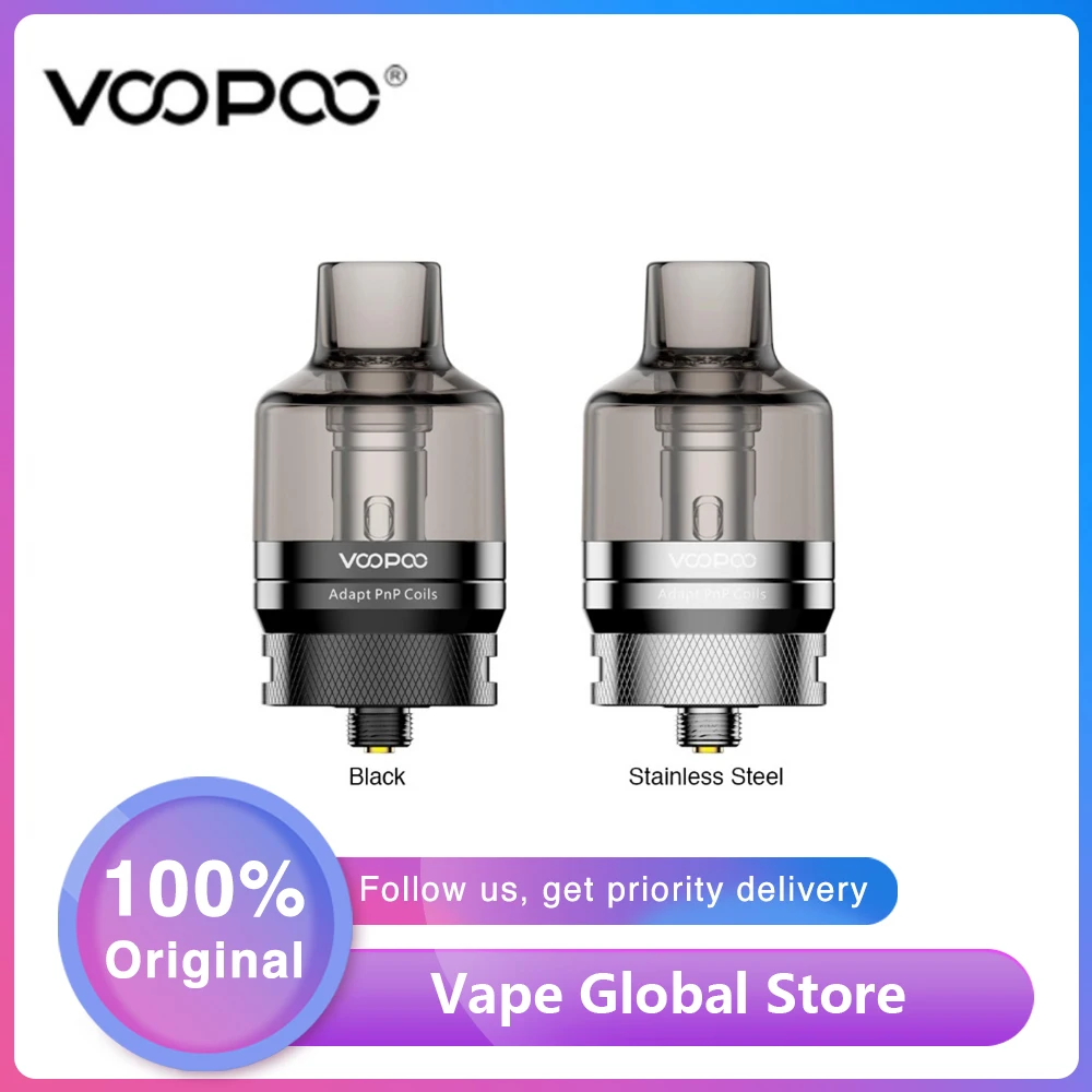Бак VOOPOO PnP Pod емкость 4 5 мл PnP-VM1 0 3 Ом/PnP-VM6 15 Ом катушки общие для POD &amp MOD Drag X / S Vape