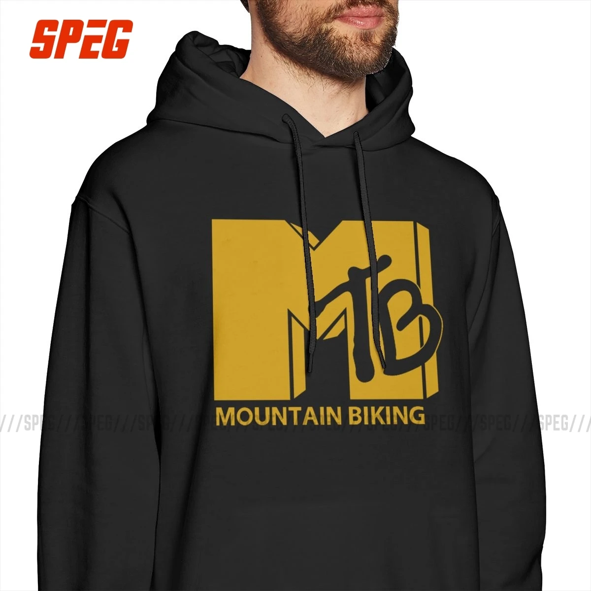 Мужские толстовки с капюшоном MTB Горный Велоспорт велосипед хлопок осень Crazy Hoodie велосипедный спуск велосипед всадник пуловеры